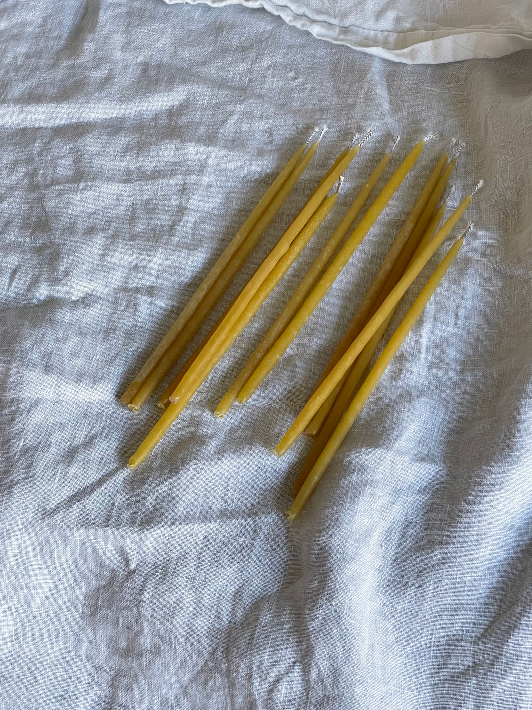 Pack of 12 Beeswax Candles