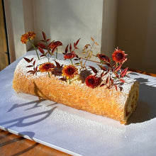 Load image into Gallery viewer, Thanksgiving Special (WED NOV 26 ONLY): Pumpkin Brown Sugar Roulade with Toffee Fromage Frais
